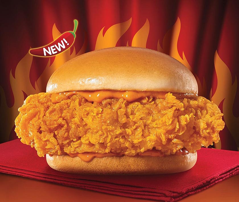 Jollibee comes in SrirachaHot with the new Spicy Chicken Sandwich Supreme MegaBites
