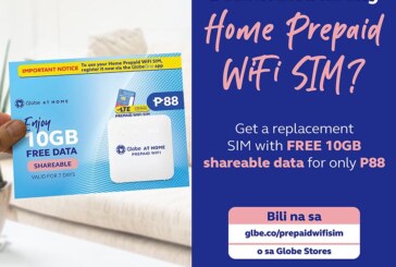 Enjoy shareable connectivity using Globe At Home Prepaid WiFi with P88 WiFi SIM offer
