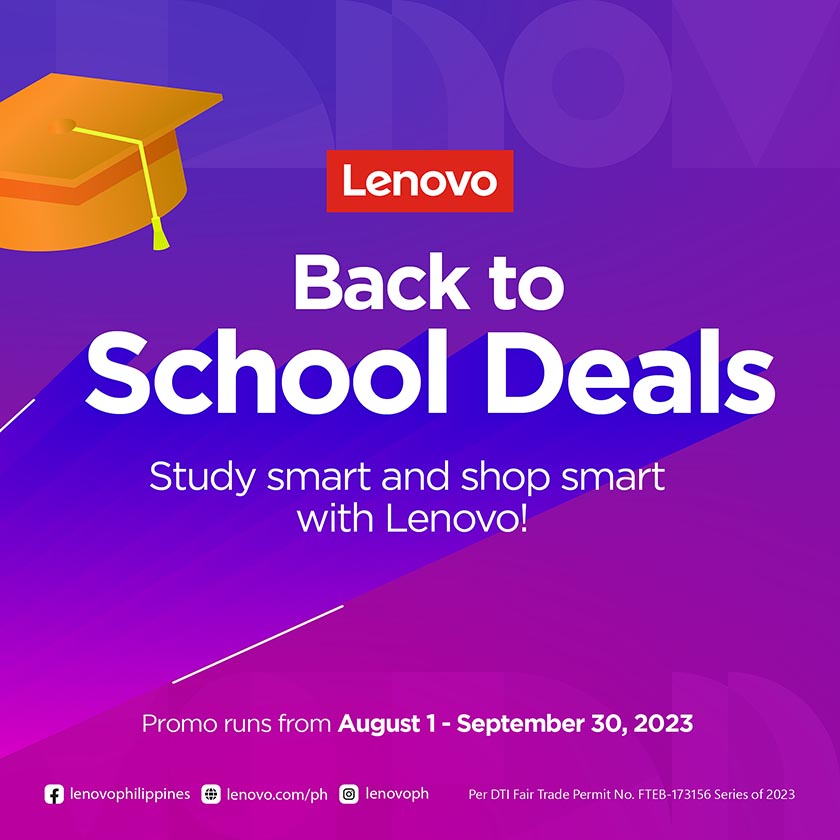 Shop smart and study smart with Lenovo’s back-to-school deals!