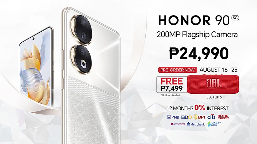 Experience 200MP Flagship Camera with  HONOR 90 5G, Pre-order now for only Php 24,990