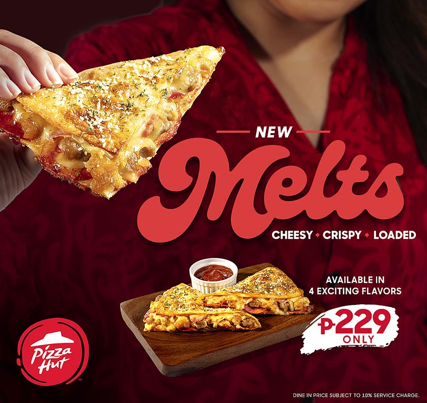 Melts, Pizza Hut’s newest creation, is for those who love to vibe solo