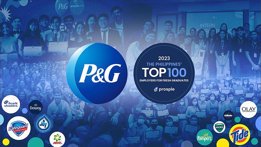 P&G Philippines named as one of the Philippines’ 2023 Top 100 Employers for Fresh Graduates