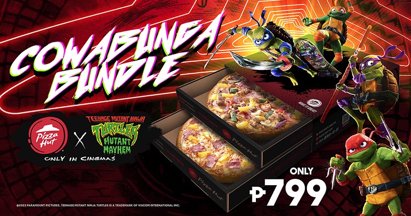 You’ll surely say “Cowabunga!” with this limited-edition Pizza Hut x TMNT pizza bundle