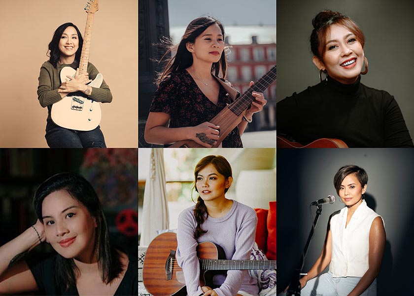 Pinoy rock queens Barbie Almalbis, Kitchie Nadal, Aia de Leon, Acel, Lougee Basabas-Alejandro, and Hannah Romawac release “Talinghaga,” their first single as a group