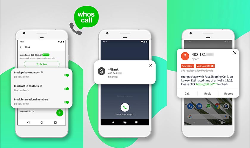Stop And Prevent Scam Calls Or Spam Messages With Whoscall App