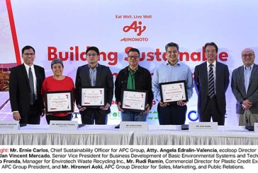 Ajinomoto Philippines Corp fortifies efforts in sustainability and environmental responsibility