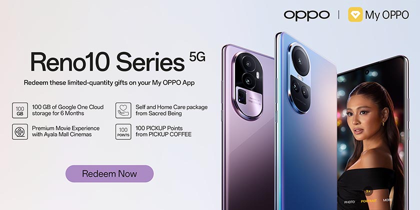 Enjoy exclusive perks on the MyOPPO app with every purchase of the OPPO Reno10 Series 5G