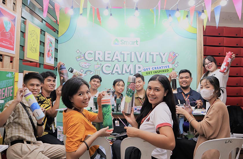 Smart ‘Creativity Camp’ inspires artistry, love for sustainability among Mindanao students