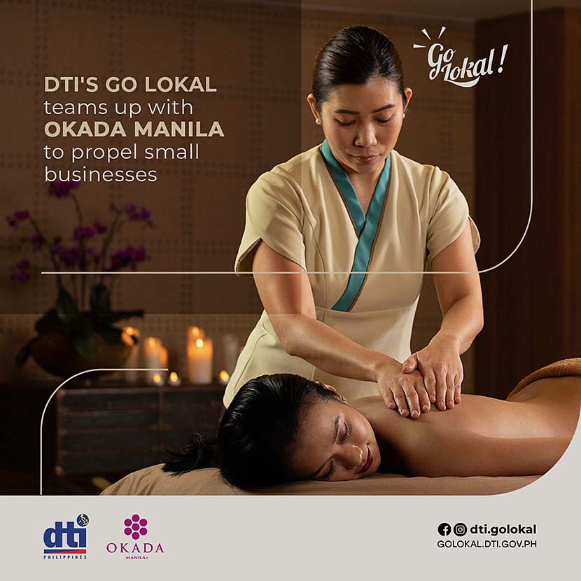 DTI’s Go Lokal teams up with Okada Manila to Propel Small Businesses