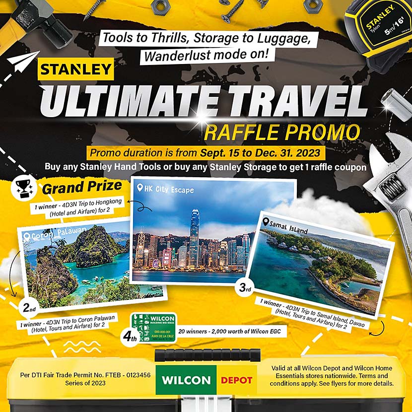 Stanley Tools ‘Ultimate Travel Promo’ – Your Ticket to Adventure!