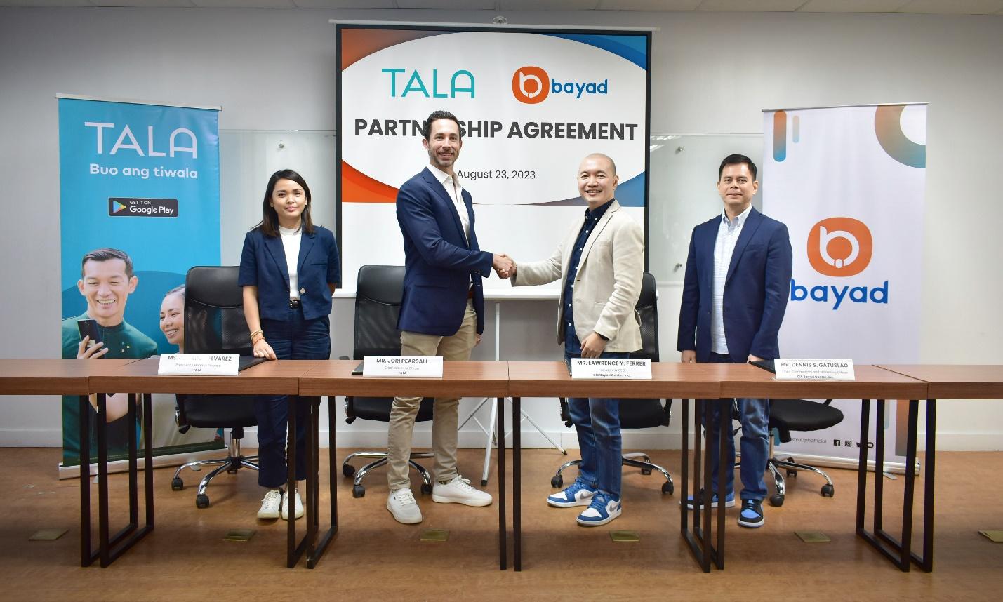 BAYAD SEALS PARTNERSHIP WITH TALA, ENABLING CONVENIENT BILLS PAYMENT SERVICES
