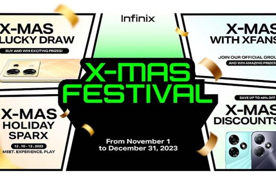 Celebrate the holidays with Infinix X-Mas Festival’s special discounts, promos