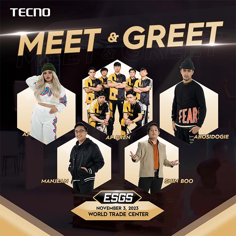 Watch out for epic, cutting edge entertainment at TECNO’s Cyber-punk booth at the ESGS 2023