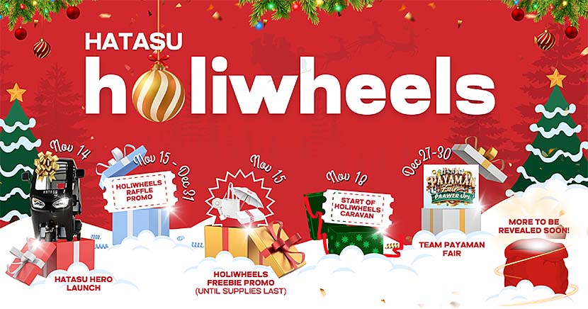 HATASU ebike announces HOLIWHEELS Christmas Campaign starting with the HERO Product Launch