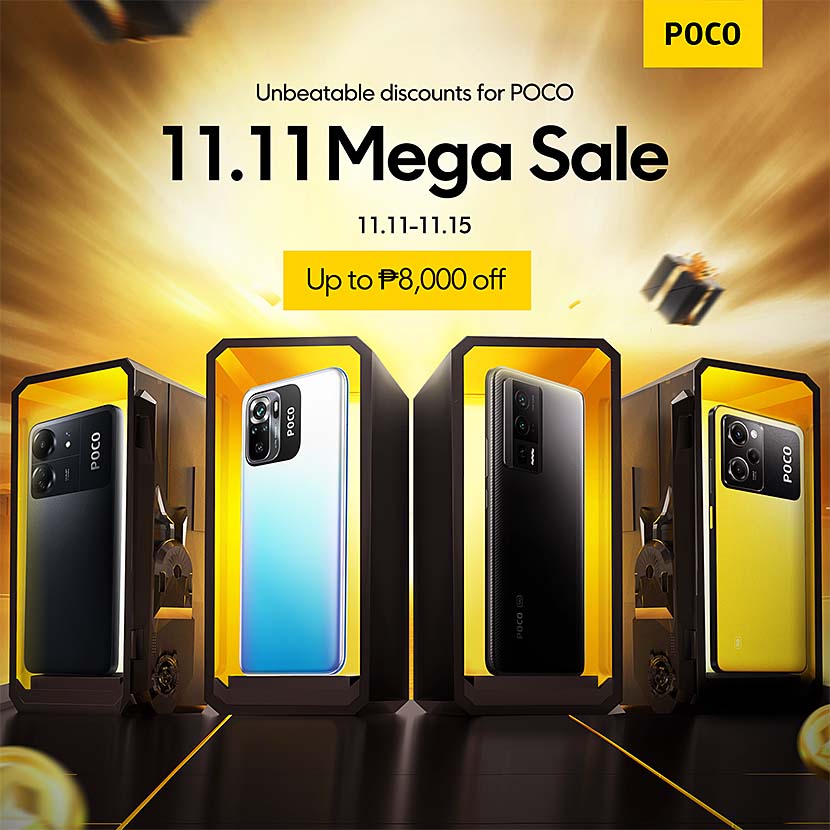 POCO Smartphones Offer Unbeatable Discounts of Up to 44% in Lazada and Sho-pee’s 11.11 Sale