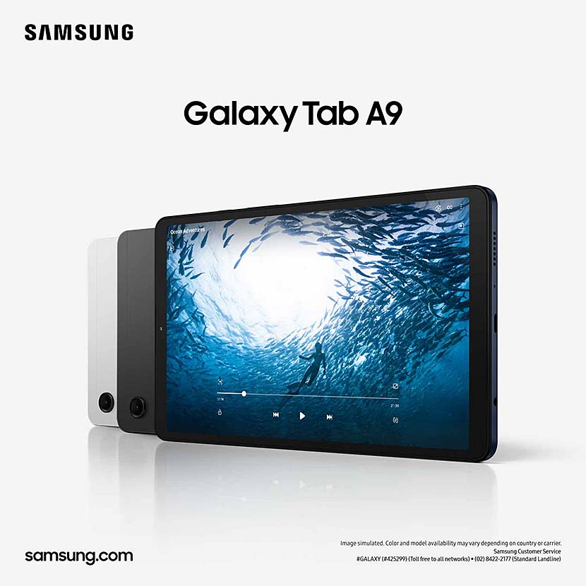 Upgrade To The New Samsung Galaxy Tab A9 Series, Starts At PHP8,990