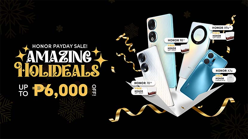Get Amazing Deals and Save Up to Php 6,000 on HONOR gadgets this Payday Sale!