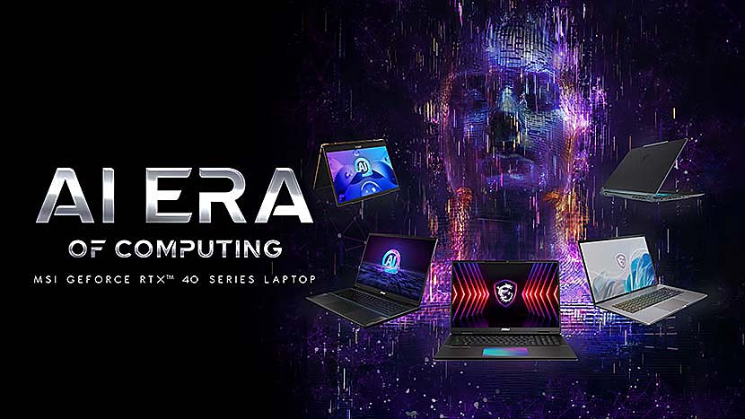 MSI Launches All-new AI-Ready Laptops and First Gaming Handheld at CES 2024