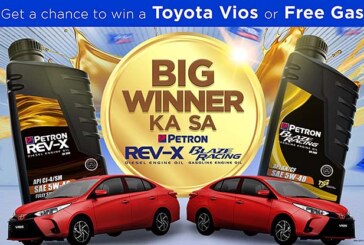 Win a Brand New Toyota Vios at ‘Big Winner Ka Sa Petron’ Engine Oils Promo