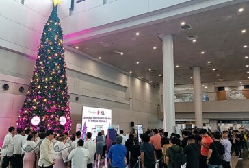 Converge sets travelers’ Christmas spirit aglow at NAIA Terminal 3