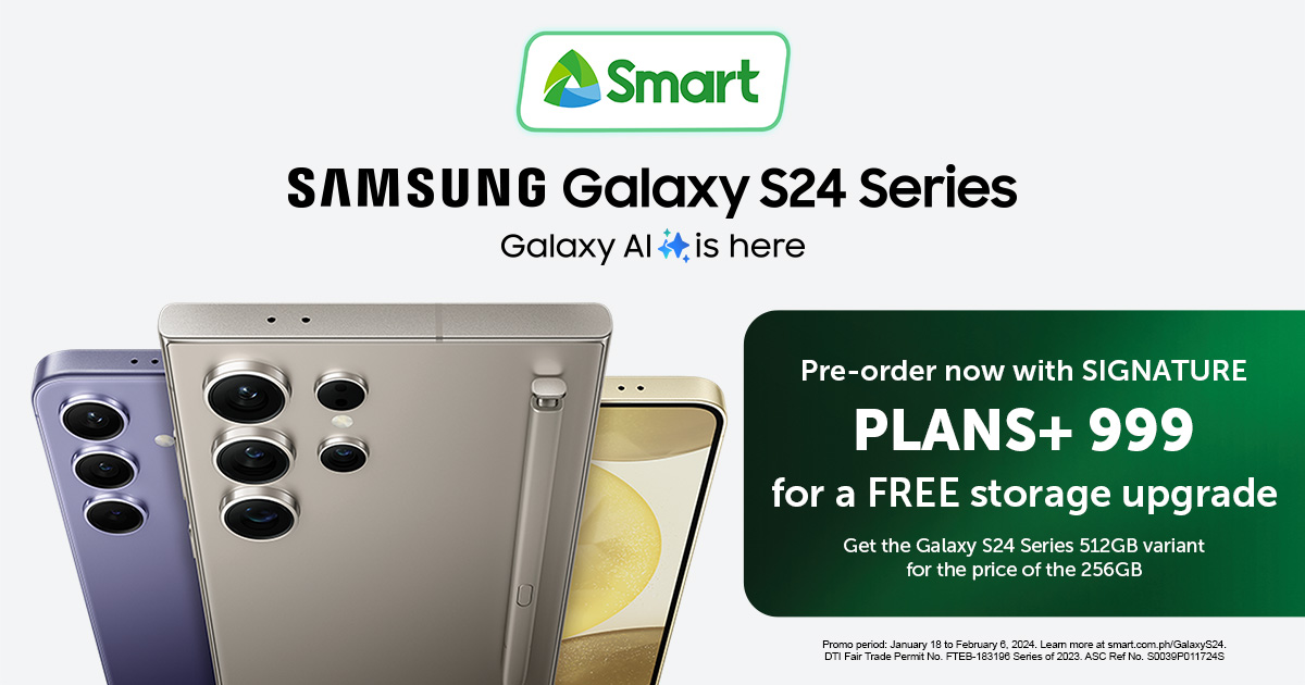 Unlock the power of AI with the Samsung Galaxy S24 Series on Smart 5G