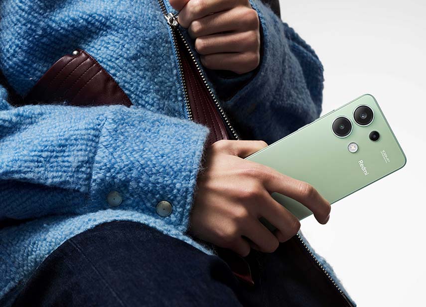 The Redmi Note 13 can handle your tasks from morning to night
