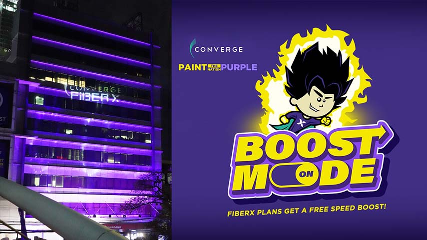 Converge Paints the Philippines Purple with Boosted Fiber Internet Plans
