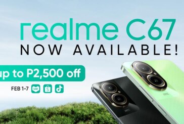 Save up to P2,500 when purchasing the realme C67 during the first-selling period
