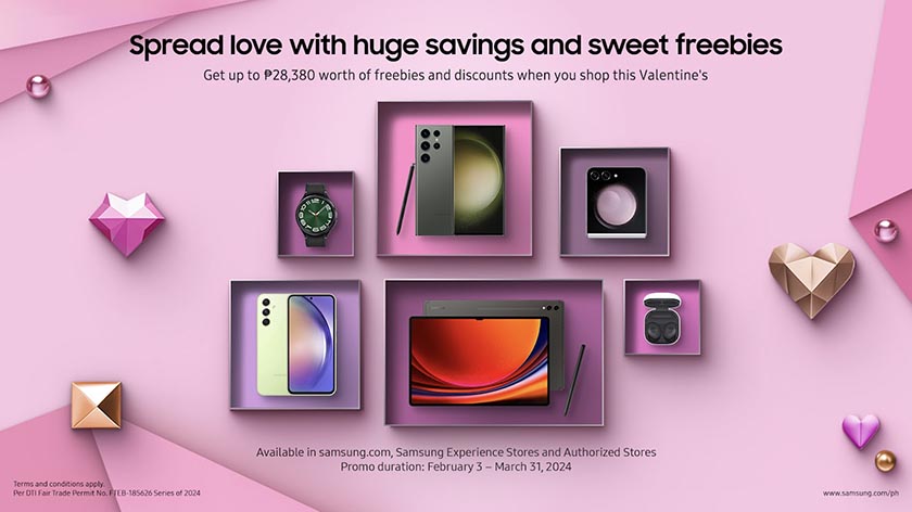 Love is in the Galaxy: Spread the love with Samsung’s delightful Valentine’s Day deals