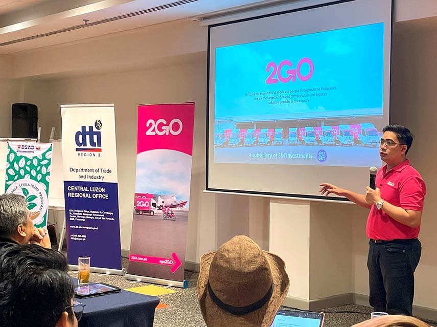 2GO enables online entrepreneurs in Central Luzon to move products across the country