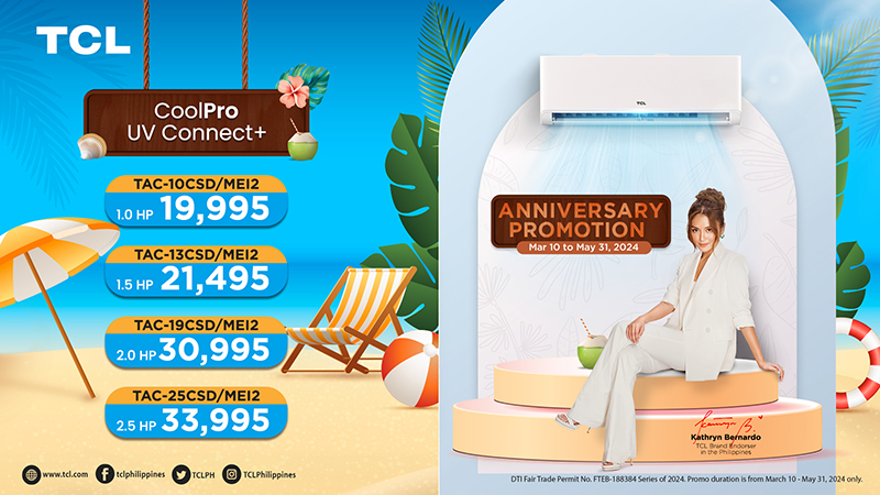 Get ready for the TCL Anniversary Aircon Promo Just in Time for Summer!