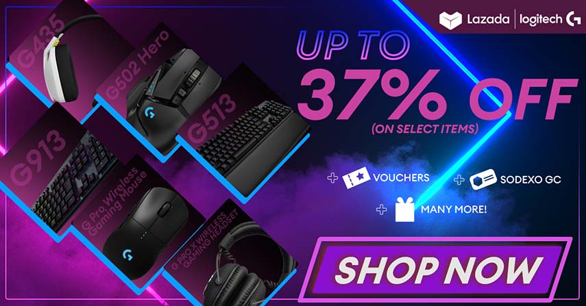 Save Big on Logitech Products at Lazada’s 12th Birthday Blowout Sale!