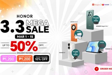 It’s Raining Freebies with up to 50% Discount this HONOR 3.3 Super Sale!