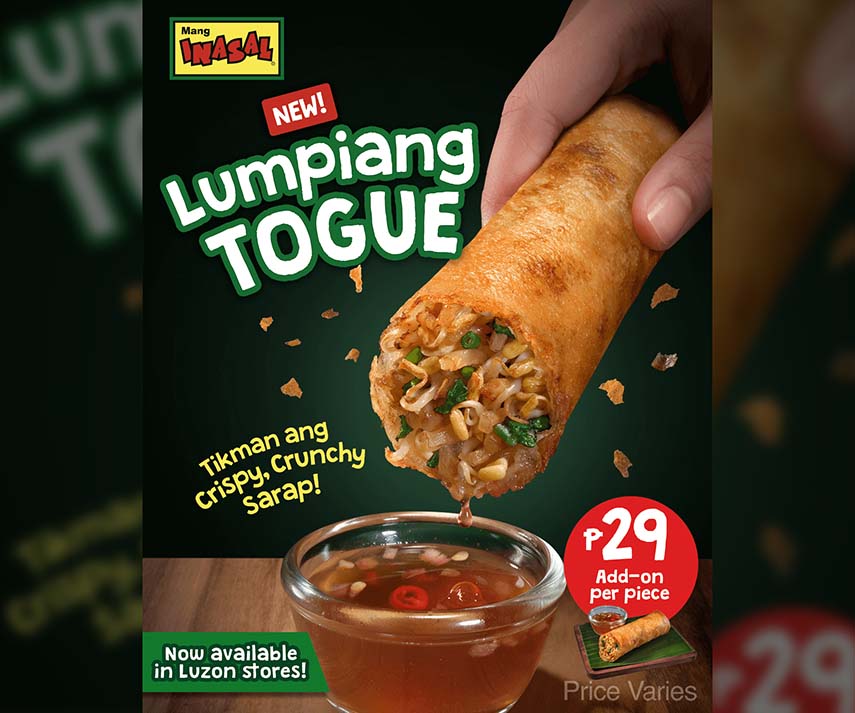 Craving for Lumpiang Togue? Mang Inasal offers it for only PHP29!