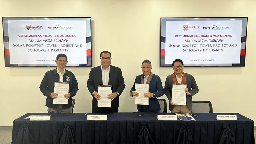 PetroGreen Funds Scholarship Program for Mapu?a Students in Davao