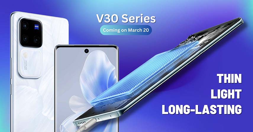 vivo V30 Series: Thinnest 3D curved AMOLED screen with 5000mAh battery
