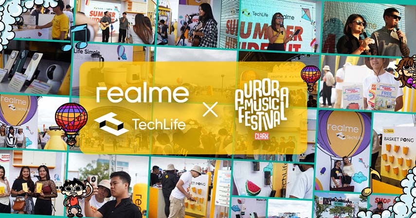 TechLife and realme turn up the heat at the Clark Aurora Music Festival