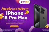 Win an iPhone 15 Pro Max by simply getting a personal loan from Digido