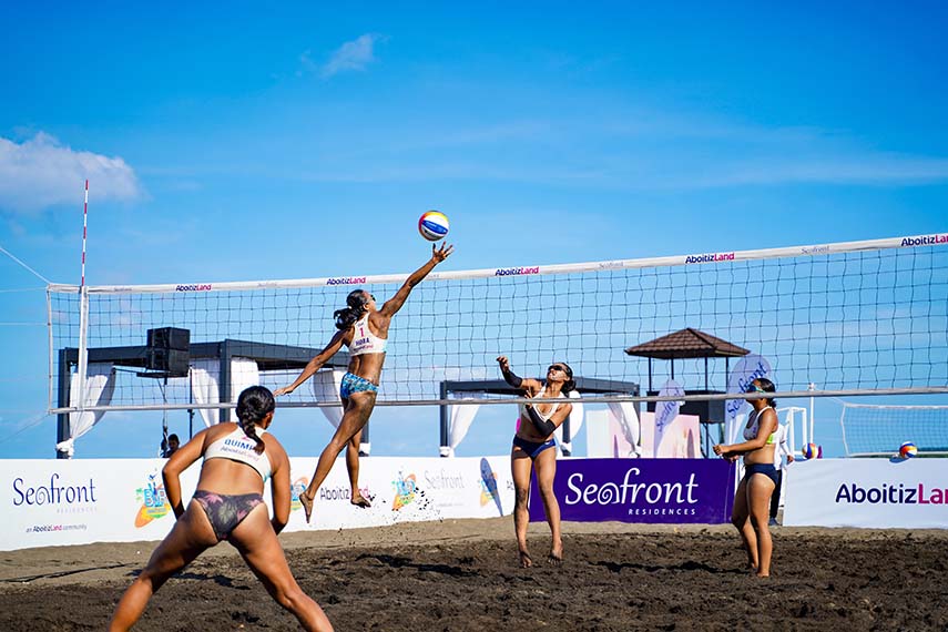 Aboitiz Land’s Seafront Residences Sands witness Beach Volleyball Royalty