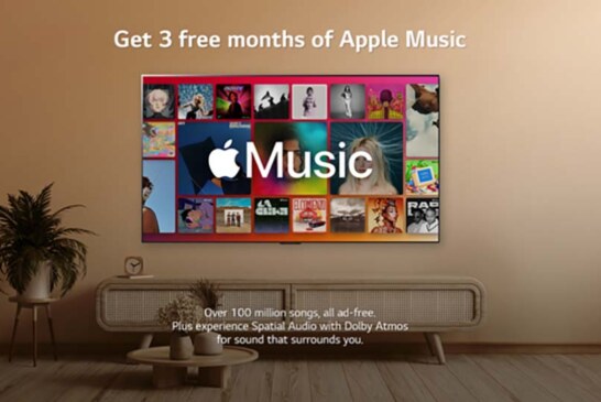 LG Smart TV Users Receive 3-Month Free Trial for Apple Music