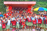 M Lhuillier Spreads Joy To 71 Pupils at Candelaria Elementary School in Leyte