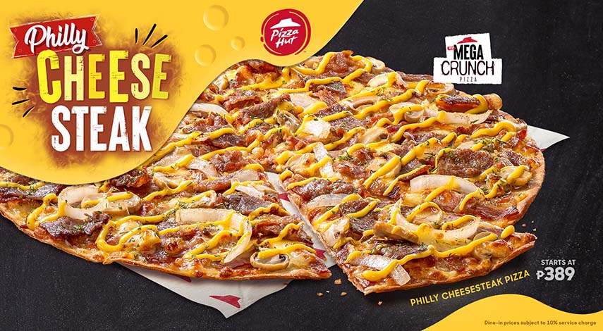 Enjoy the iconic Philly Cheesesteak sandwich in pizza form with this latest offer from Pizza Hut