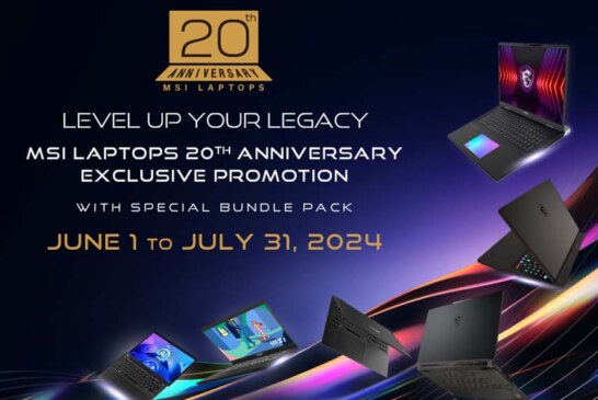 Celebrate MSI Laptops’ 20th Anniversary Exclusive Promotion with exclusive bundles and big discounts