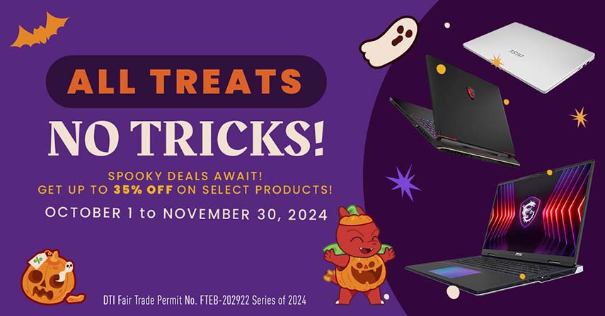 Get Up To 35% Discounts and Special bundles with MSI Notebook’s Halloween Promotion!