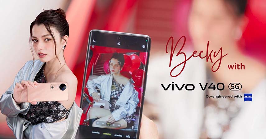 Thai superstar Becky Stuns with vivo V40 5G