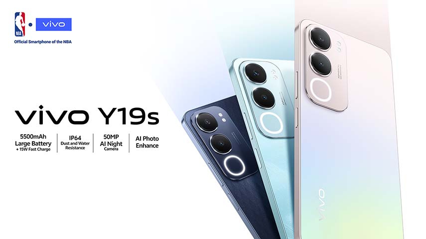 Get vivo Y19s with 5500mAh battery and IP64 rating for as low as Php 6,499