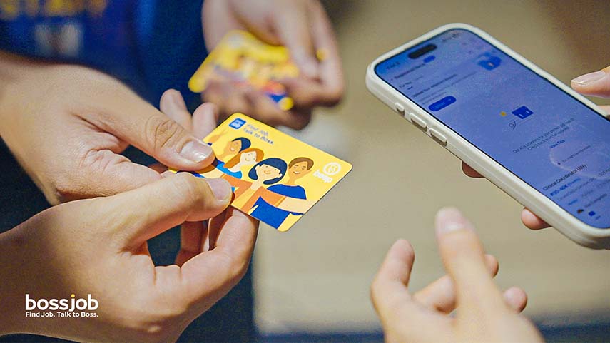 Bossjob Supports Commuting Jobseekers with Free Beep Cards at Ayala MRT