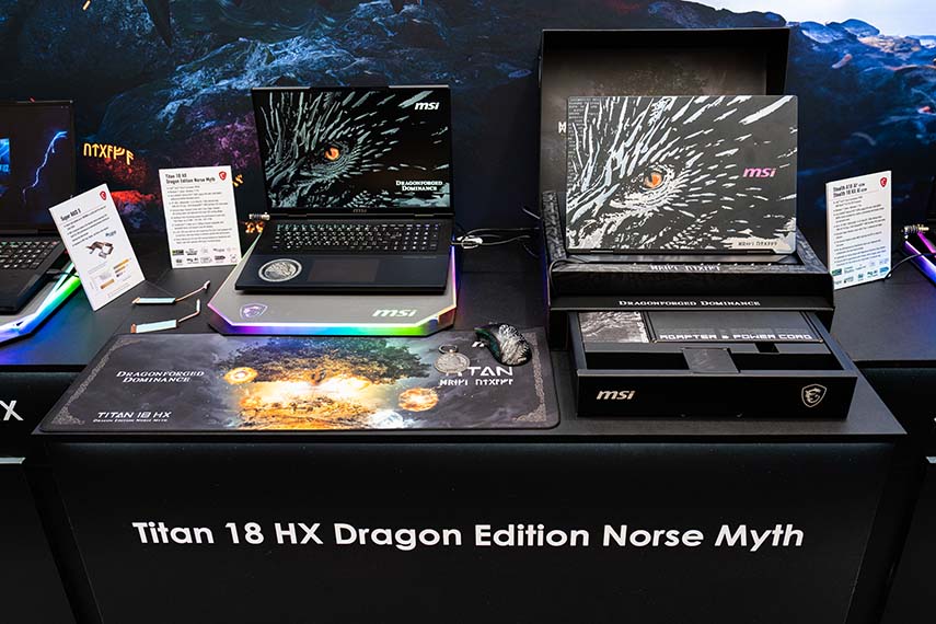 Titan 18 HX Dragon Edition CES