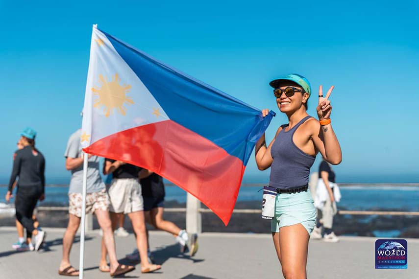 Mench Dizon Becomes First Filipina to Complete Both World Marathon Challenge and World Marathon Majors