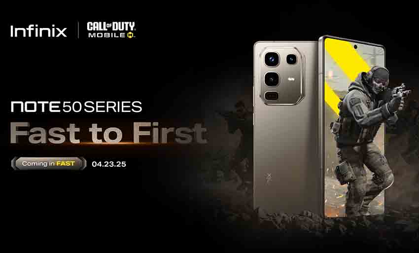 Fast to First: Infinix NOTE 50 Series launches the first FPS gaming phone for Call of Duty Mobile players on April 23